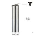 Stainless Steel Manual Hand Held Coffee Bean Grinder Mill Hand Grinding Practical Kitchen Grinding Tool For Cooking