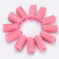 12pcs Pink Soft Sponge Hair Rollers Curler DIY Tools Salon Barber Perm Tools Hair Protection Reduce Mar Hairdressing Tools Sets