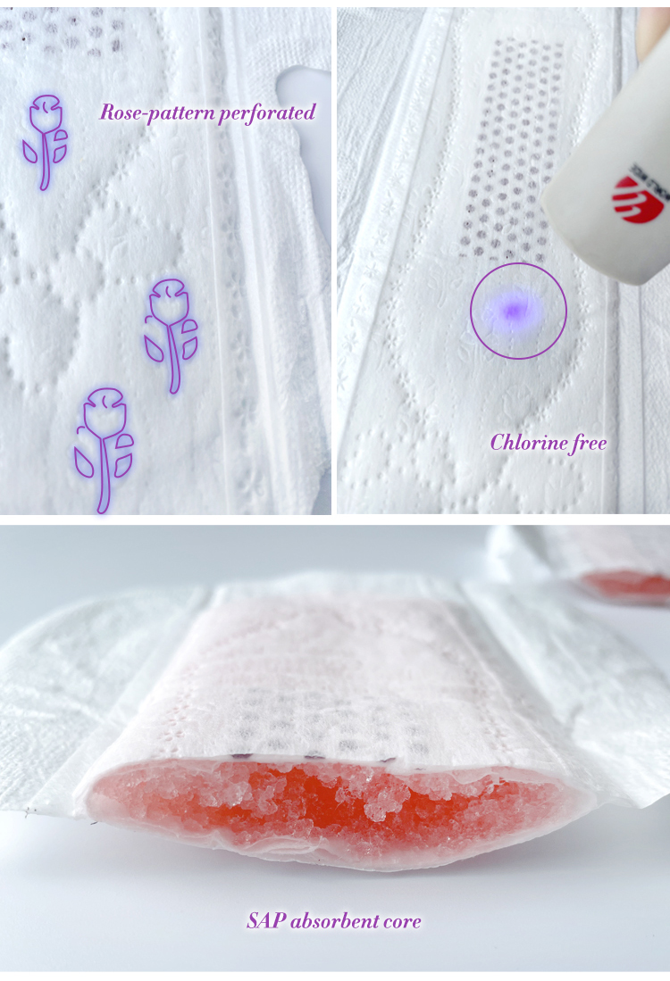 Niceday Ultra Dry Anion Pad - Absorption test demonstrating instant moisture locking