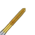 M2-M12 Titanium Coating Extrusion Taps Fluteless Forming Machine Plug Taps Metric Screw Thread Tap Drill Metal Threading Tool