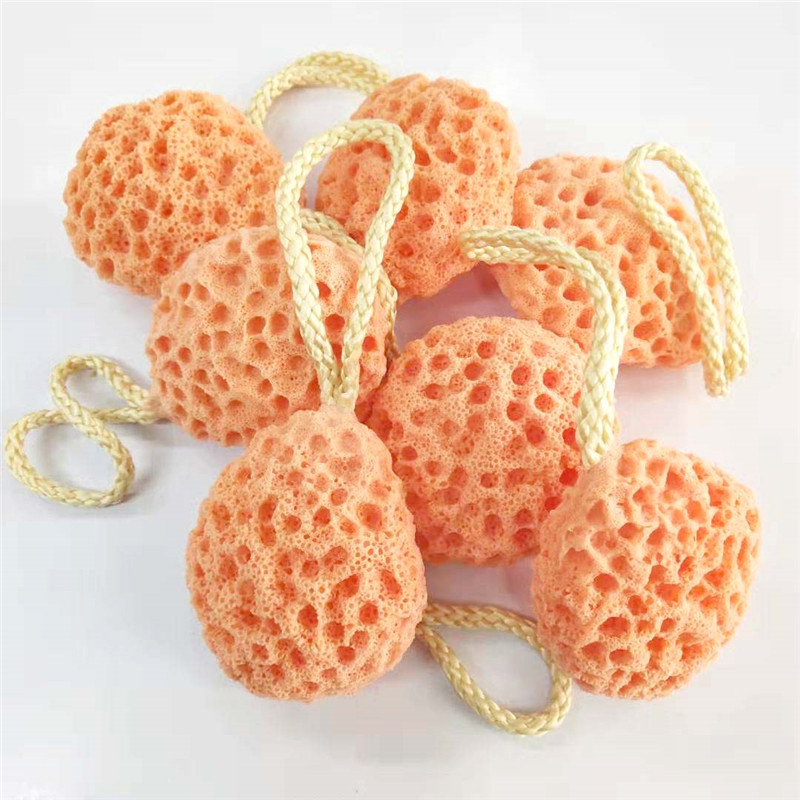 2021New Eco-friendly Bathroom Sponge Honeycomb Bath Cotton Exfoliating Clean Scrub Bath Brush Women Men Bathroom Supplies