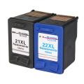 Veteran Remanufactured 21 22 xl ink cartridges fo HP21 22 HP22 for hp Deskjet F2280 F2180 F4180 F300 F380 F2100 F2200 printers