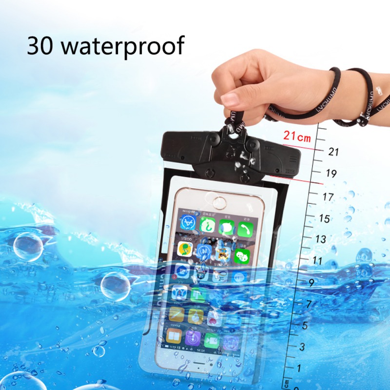 Pool waterproof Small package Outdoor Sea diving vacation Universal Case Mobile Phone Storage Bags with Strap Swimming Bags