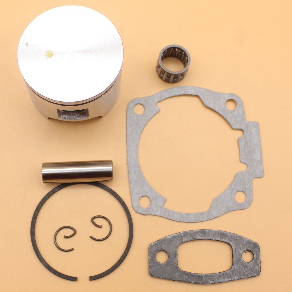 46MM PISTON BEARING CYLINDER MUFFLER GASKET KIT FOR HUSQVARNA 55, 55 RANCHER CHAINSAW 503 60 81-71 / 503608171