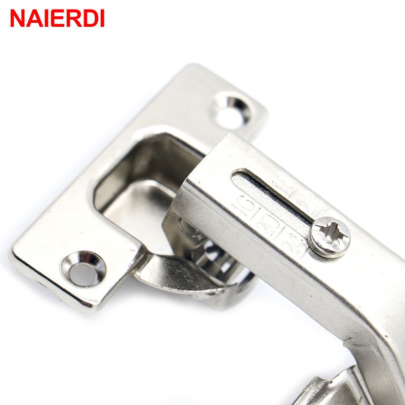 NAIERDI 135 Degree Corner Fold Cabinet Door Hinges Angle Hinge Furniture Hardware For Home Kitchen Bathroom Cupboard With Screw