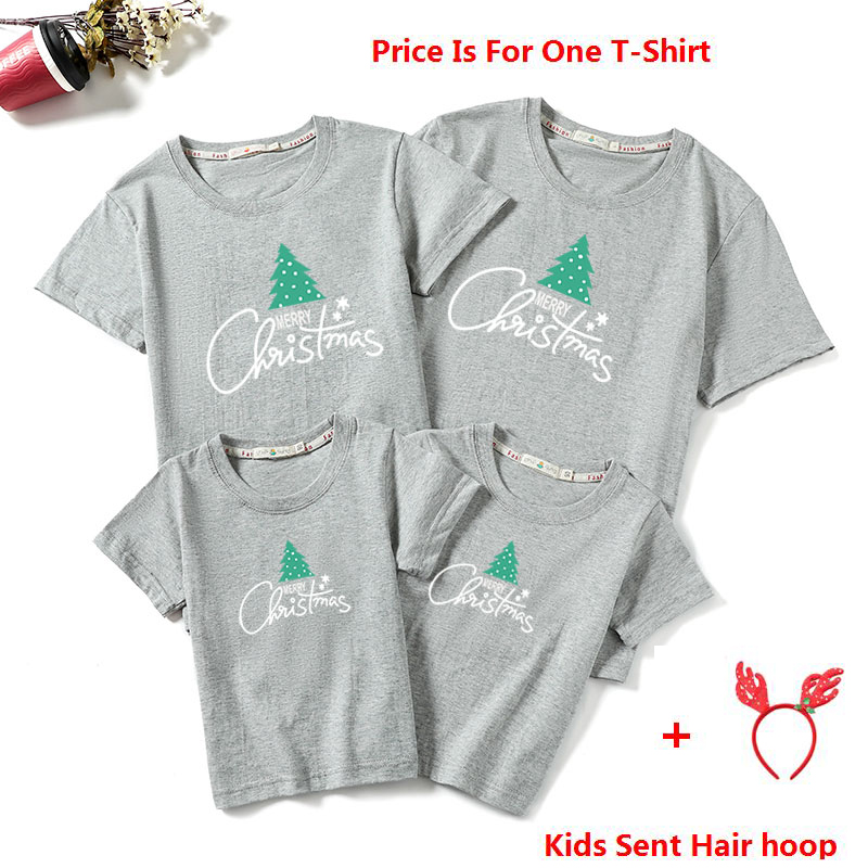 2020 New Christmas Family T-shirt Adult Kids T-shirt Family Look Mother Father Daughter Son T-shirt Family Matching Outfits