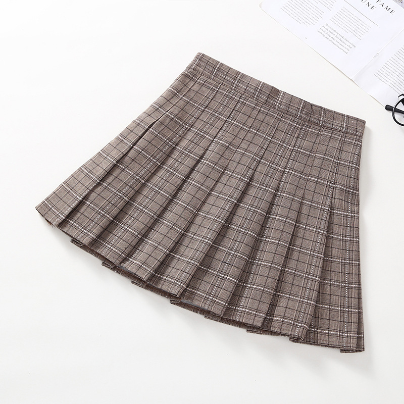 High Waist Soft Student Uniform Mini Girls Pleated Skirt Plaid Princess Party Clothing School Skirts Children Clothes for Kids