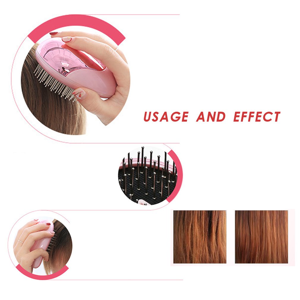 Electric Vibration Anti Hair Loss Magnetic Massage Comb Portable Ion Hair Growth Comb Hair Brush Relaxation Health Care