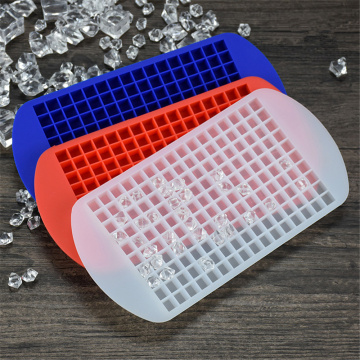 160 Grids Ice Mold Silicone Ice Cube Tray Mould Shape Ball Small Ice Cube Mold Square Shape Silicone Ice Cubes Maker