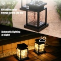 Solar Hanging Lantern Candle Light Outdoor Decoratiion