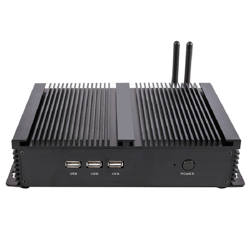 Topton Industrial Fanless Mini PC Intel i7 10510U i5 8265U 2*DDR4 M.2 NVME+MSATA+2.5''SATA 2*COM HDMI VGA WiFi Rugged Computer