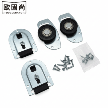 Closet Sliding Roller Set with Installation Screws