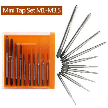 Hand Tap 10pcs/set Thread Wire Tapping/Threading/Taps/Attack M1 M1.2 M1.4 M1.6 M1.7 M1.8 M2 M 2.5 M 3 M3.5 Hand Tools