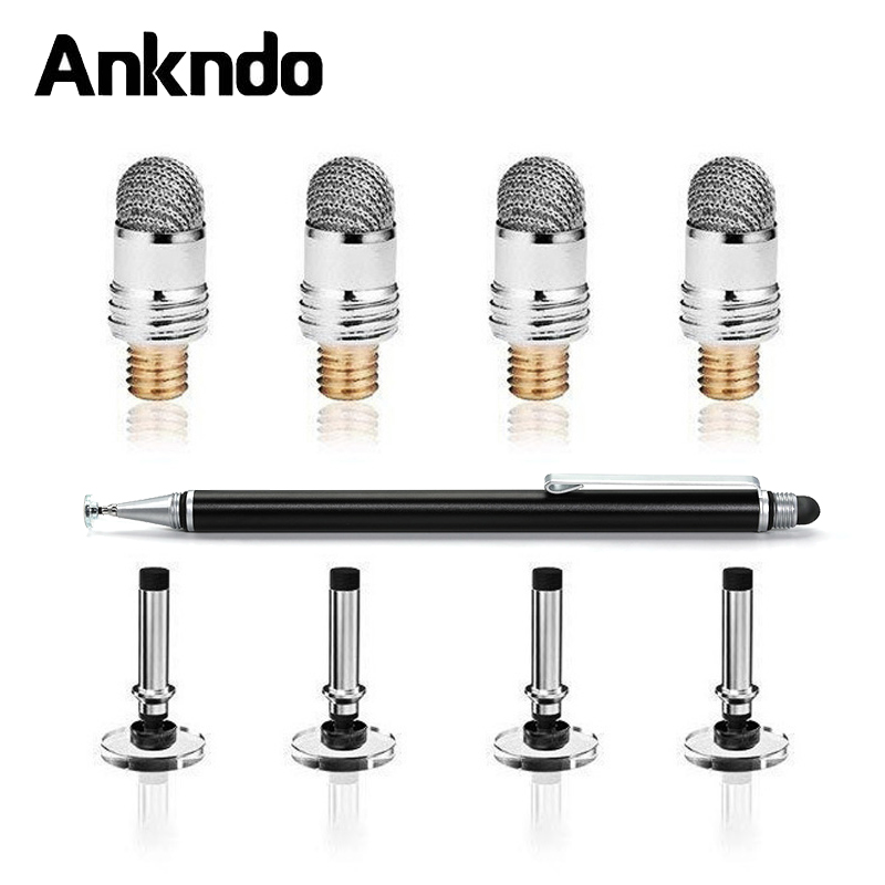 ANKNDO Stylus Pen Conductive Touch Sucker Tablet Pen Touch Cloth Head Laptop Pen Accessories Screen Pen Head Stylus Accessory