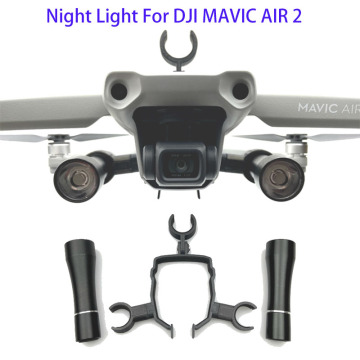 DJI Mavic Air 2 LED Night Navigation Light Bracket Flight Searchlight Flashlights Kit for DJI Mavic Air 2 Drone Accessories