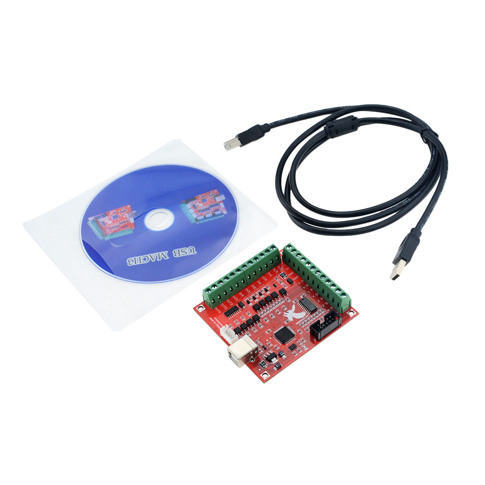 Breakout board CNC USB MACH3 100Khz 4 axis interface driver motion controller driver board