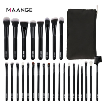 MAANGE 10/27 PCS Pro Makeup Brushes Set Powder Soft Synthetic Hair Foundation Eye Shadow Brushes for Makeup Cosmetic Tools Kit