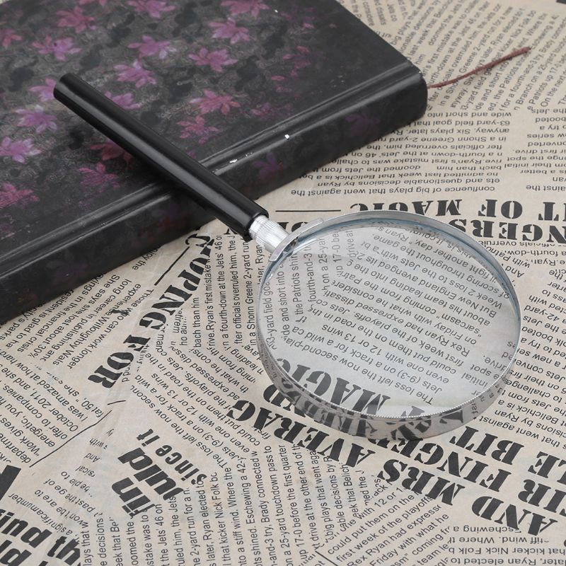 Portable Magnifying Glass Handheld Magnifier High Definition Reading Eye Loupe