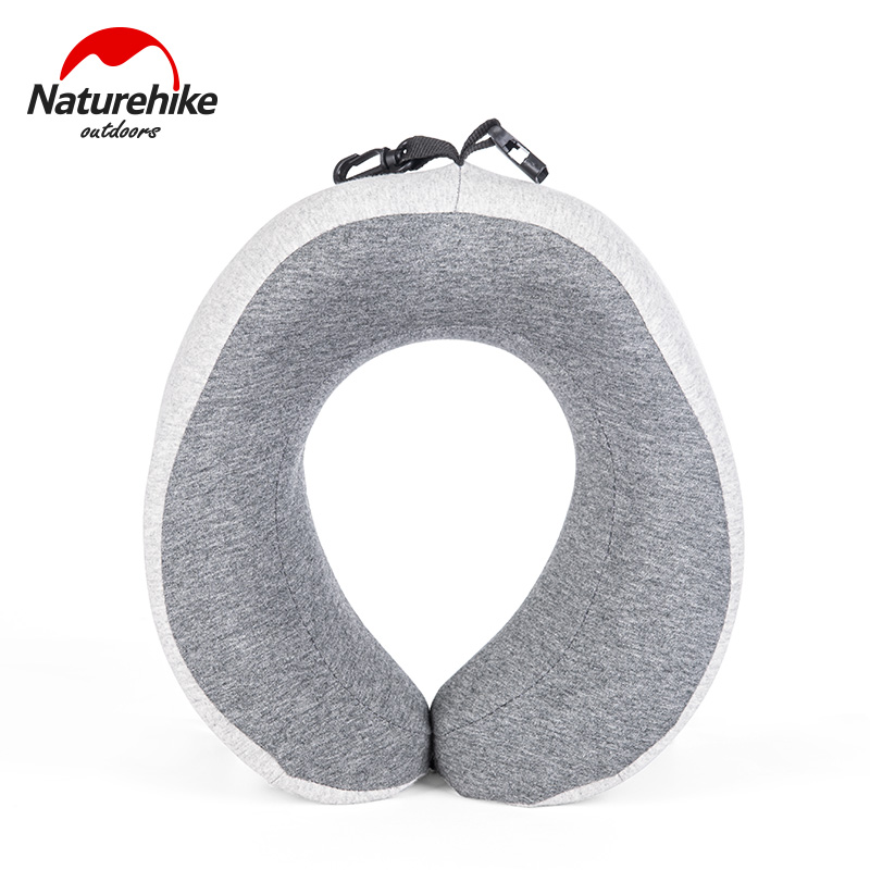 Naturehike 50D Memory Cotton Pillow Travel 0.3kg U Types Sleep Neck Pillow Portable Comfortable Pillows Office Rest