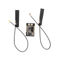 CC2500 PA LNA 2.4G high power long distance dual antenna wireless communication transceiver module serial port module