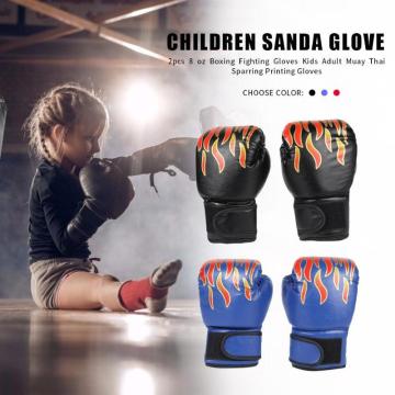 2pcs Child Boxing Gloves Kids Professional Training Fighting Gloves Boxing Training Fighting Gloves Kid Breathable Sparring Flam