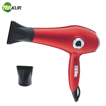 Thermostatic Electricity Hair Dryer 2300W Hairdyer Anion LED Temperature Display Dry Quick Blow Dryer 3 Speed Collecting Nozzle