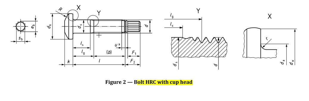 EN14399-10 Cup Head HRC Bolt Specification (1)