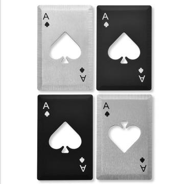 Stainless Steel Spade A Bottle Opener Poker-Shaped Bottle Opener Playing CARDS Beer Bottle Opener For Throwing And Cutting