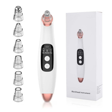 Vacuum Blackhead Remover Acne Suction Pore Vacuum Skin Care Tools Face Nose Deep Cleaners USB Electric Black Head Suker Removal