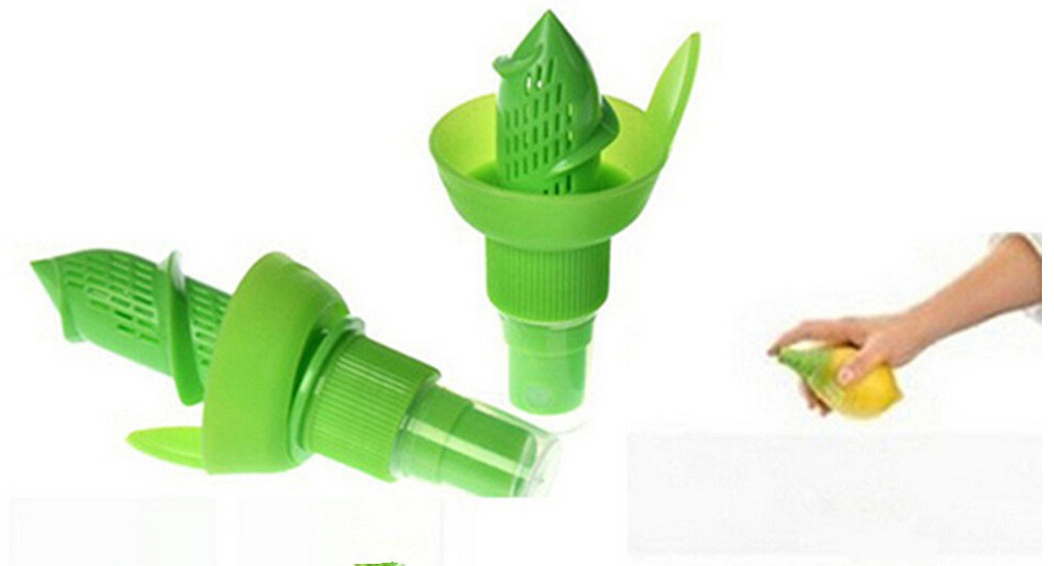 1PC Orange Juice Squeeze Juice Juicer Lemon Spray Mist Orange Fruit Squeezer Sprayer Kitchen Cooking Tool OK 0265