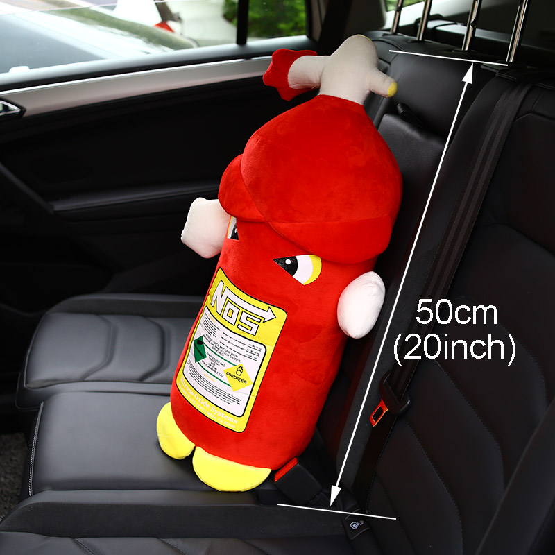 1pcs JDM Doll Bottle Pillow Plush Toy Turbocharger Cushion Decor Backrest Seat Hellaflush Rest Big Pillow