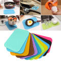 Kitchen Silicone Heat Resistant Table Mat Non-slip Pot Pan Holder Pad Cushion Baking Liner Placemat Table Protector