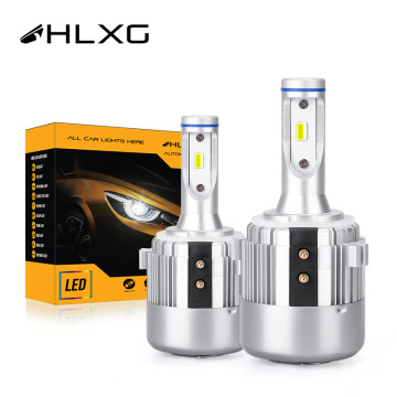 HLXG H7 LED Automible led headlight blub H7 adapter 6000K Bright White Canbus 20000LM 120W 2pcs For VW Golf GTi Passat MK7