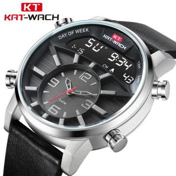 Men Watch Waterproof 50M Quartz Watches Male Luxury Brand Leather Military Digital Watch for men relogio masculino kol saati