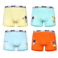 4 Pcs/ boys underwear kids teen panties cartoon Boy Boxers cotton Stripes Teenager Underpants Children's Shorts Panties for Baby