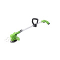 12V/24V Electric Lawn Mower Cordless Grass Trimmer Adjustable Lawn Mower Pruning Cutter Garden Tool+2000mAh 2Pcs Li-ion Battery