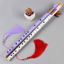 yunnan One section Bamboo Flute Flauta Instrumento Musical E F G Key flauta chinesa Dizi Transverse Flute Open Hole muzyka