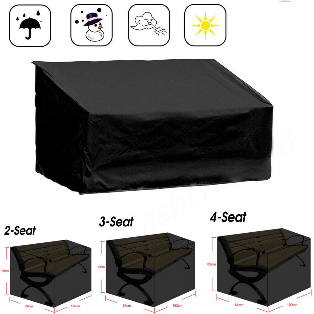 Practical Waterproof Bench Seat Cover Garden Patio Furniture Dust Covers Oxford Cloth Table Seat Outdoor Essential Home Tools