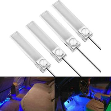 Car Atmosphere Light Foot Light USB Decorative Ambient Floor LED Decor Lamp Strip Auto Product Car Lights Car Accessories