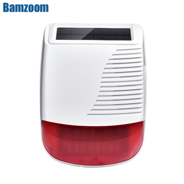 Wireless Solar Strobe Siren Waterproof 433MHz For Our PG103 106 107 W2B W3B W4B Home Burglar Wifi GSM Alarm System