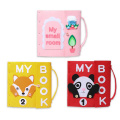 3D Kid Cloth Book DIY Panting Book Manual Intelligence Puzzle Children Toy Book Early Education Development Reading Book