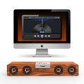 20W Soundbar Wireless Bluetooth v5.0 TWS Powerful Stereo Wooden Speaker Music Subwoofer Computer TF FM Radio For Home PC