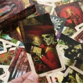 78pcs Cards Santa Muerte Tarot Deck Book of the Dead Family Party Board Game Drop Shipping