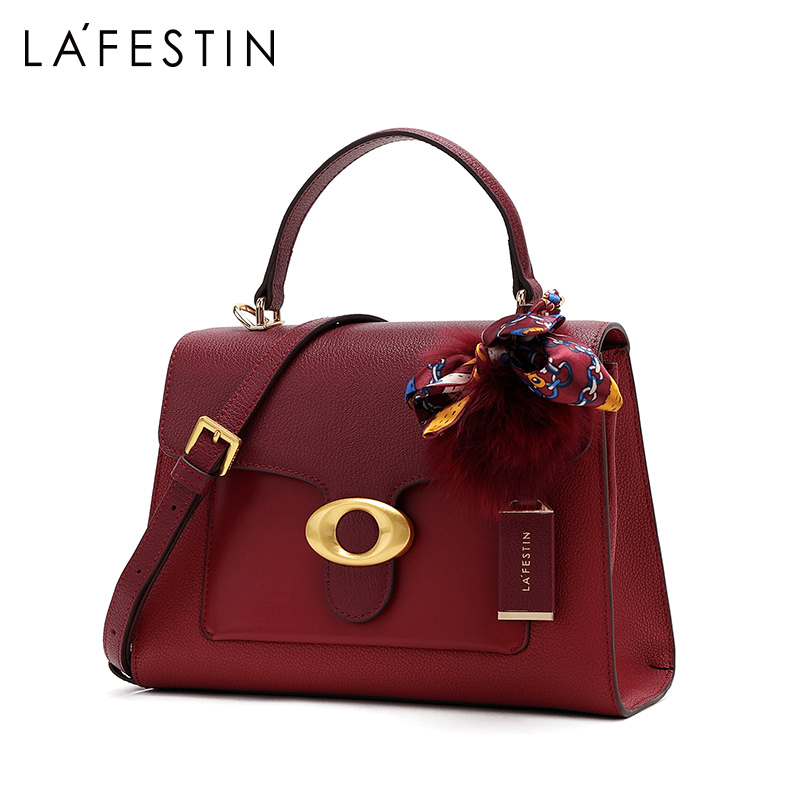 LA FESTIN Angel Eye Series 2020 new leather bag for women fashion high character handbag large capacity shoulder messenger bag