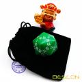 Bescon New Style Polyhedral Dice 60-sided Gaming Dice, D60 die, D60 dice, 60 Sides Dice, 60 Sided Cube of Green Color
