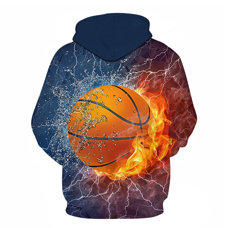 Fall 2020 kids burger dinosaur 3D hoodie basketball color paint printed boys and girls casual sweatshirt kids fashion pullover