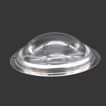 100mm Optical Glass LED Lens with Protective Silicone Ring & Fixing Bracket 3 in 1 Set for 100W - 300W High Power LED