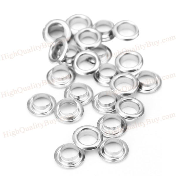 200Pcs Round Metal 8mm Garment Eyelets For Shoes Bag Leather Craft DIY Making Ilhoses DIY Scrapbooking Embelishment Accessories