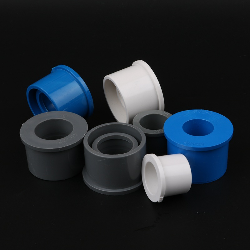 2pcs PVC Pipe Reducing Connectors 20 25 32 40 50 mm Water Pipe Joints PVC Pipe Fillings Garden Irrigation Pipe Bushing