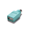 2 PCS USB 2.0 Female To PS2 PS/2 Male Converter Adapter For PC Keyboard Mouse Mice Computer Connector